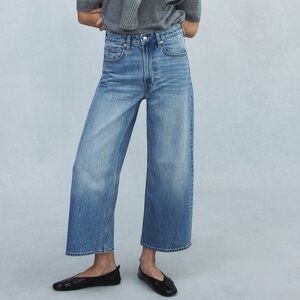 H&M Classic Denim Wide Leg Jeans